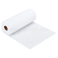 Hot Melt Adhesive Interfacing, Fusible Fleece Interfacing, Clothing Accessories, White, 30x0.05cm, about 10 yards/roll(TOOL-WH0136-97)
