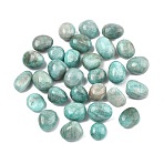 Natural Amazonite Beads, Tumbled Stones, No Hole/Undrilled, Nuggets, 15~40.5x11~20x7~19mm(G-G348-01A-24)