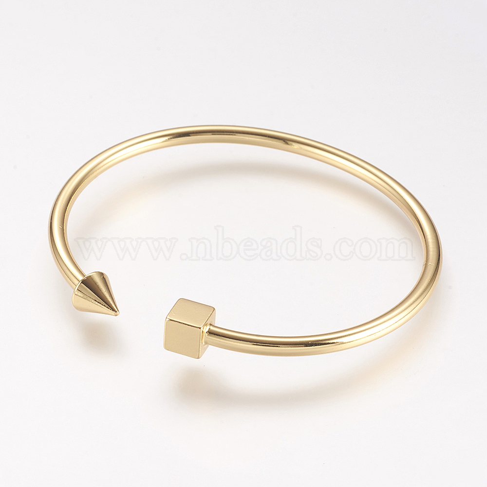 18K Gold Plated Brass Cuff Bangle