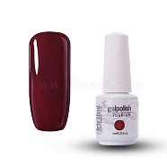 8ml Special Nail Gel, for Nail Art Stamping Print, Varnish Manicure Starter Kit, Coconut Brown, Bottle: 25x66mm(MRMJ-P006-J016)