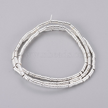 Electroplated Non-magnetic Synthetic Hematite Beads Strands(G-G826-09S-2mm)-2