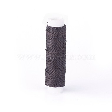 0.65mm Coffee Waxed Polyester Cord Thread & Cord