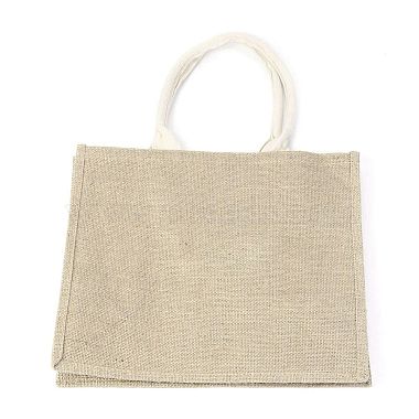 Jute Portable Shopping Bag(ABAG-O004-02B)-3