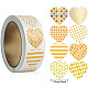 500 Paste  Paper Self-Adhesive Heart Stickers(AJEW-S085-02D)-1