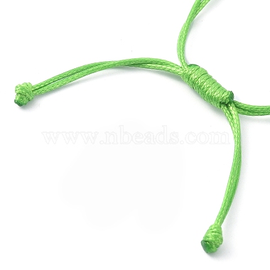 Alloy Enamel Clover Charm Bracelet(BJEW-JB09850-01)-4