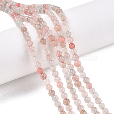 Dyed Natural White Jade Beads Strands(G-T140-4mm-A04)-2