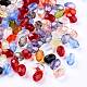 Electroplated Transparent Czech Glass Beads(GLAA-I045-03)-1