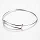 Adjustable 304 Stainless Steel Expandable Bangle Making Bangle(BJEW-G482-04P)-1