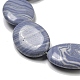 brins de perles d'agate en dentelle bleue synthétique(G-B071-H02-03)-3