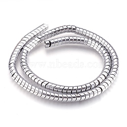 Electroplate Non-magnetic Synthetic Hematite Bead Strands, Polished, Wave Column, Platinum Plated, 6x4mm, Hole: 1mm, about 126~133pcs/strand, 15.3 inch~15.7 inch(39~40cm)(G-I208-15-G)
