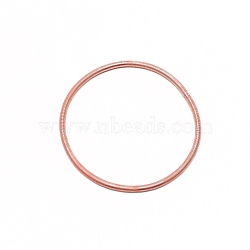 3MM Steel Wire Spring Stretch Bracelet for Women, Light Salmon, 7-1/8 inch(18cm)(BJEW-WH0011-13A)