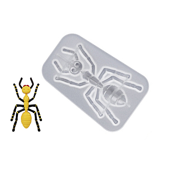 DIY Realistic Insect Ornament Silicone Molds, Resin Casting Molds, for UV Resin, Epoxy Resin Craft Making, Ant Pattern, 68x45x8mm