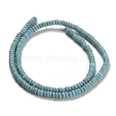 Rondelle Natural Turquoise Beads