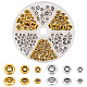 6 Style Tibetan Style Zinc Alloy Spacer Beads(FIND-AR0003-08)-1