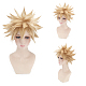 Short Blonde Wavy Cosplay Party Wigs(OHAR-I015-03)-3