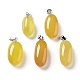 Natural Agate Dyed Pendants(G-Q016-03C)-1
