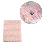 Plastic Package Bags, Bubble Mailer, Rectangle, Misty Rose, 20.1~20.3x15.3~15.5x0.4cm(ABAG-C007-01B-01)