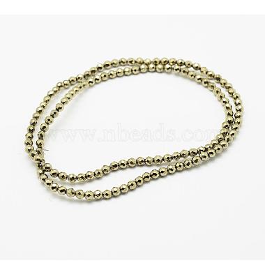 Round Non-magnetic Synthetic Hematite Beads Strands(G-D617-6mm-27)-3