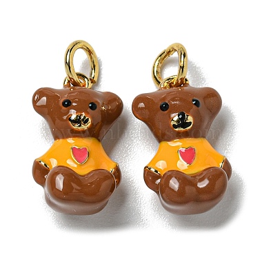 Rack Plating Brass Enamel Charms(KK-S366-02G)-1