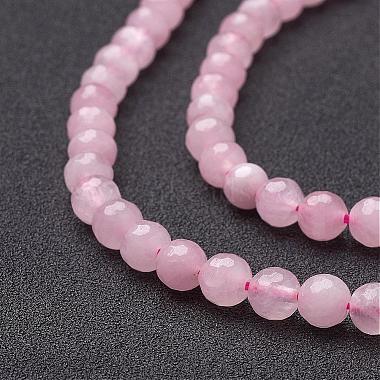 Chapelets de perles en quartz rose naturel(G-G099-F6mm-15)-3