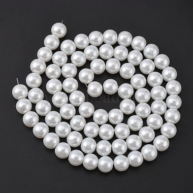 Glass Pearl Beads Strands(X-HY-10D-B01-1)-4
