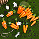 мини пенопластовая имитация моркови(DJEW-WH0038-32)-4