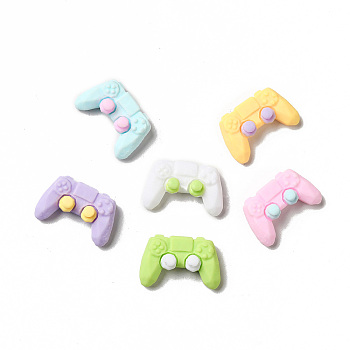 Opaque Resin Cabochons, Game Controller, Mixed Color, 15x24x7.5mm