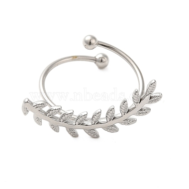 304 Stainless Steel Open Cuff Ring(RJEW-M167-10C-P)-2