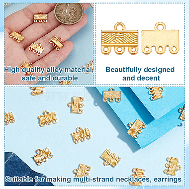 120個の合金シャンデリア部品リンク(FIND-GO0003-32B)-5