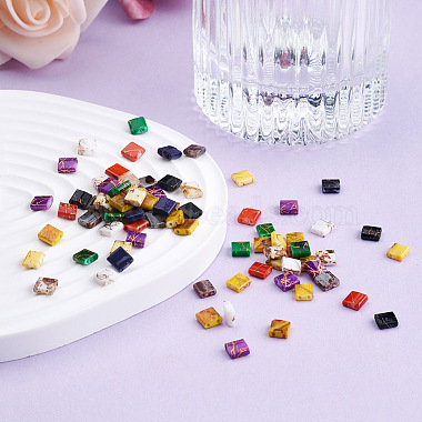 200Pcs 10 Colors Electroplate Glass Seed Beads(SEED-CD0001-03B)-4