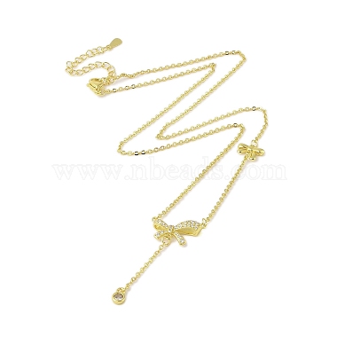 Colliers avec pendentif en laiton(NJEW-P313-01G)-3