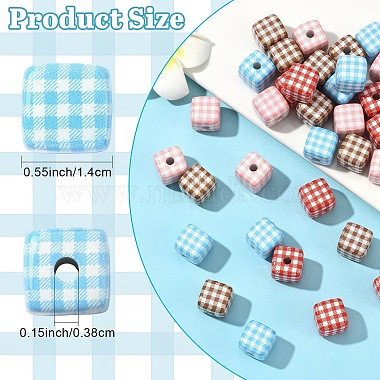 10Pcs Printed Opaque Acrylic Beads(MACR-YW0004-19E)-3
