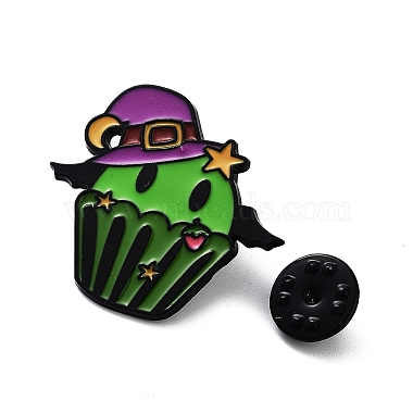 broches aolly noires cupcake d'Halloween(JEWB-U002-03D)-3