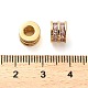 Brass Micro Pave Cubic Zirconia Beads(KK-D093-04G-01)-3