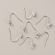 Brass Micro Pave Clear Cubic Zirconia Earring Hooks(KK-WH0047-96P)-2