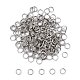 160pcs Jewelry Findings Original Color 304 Stainless Steel Split Rings(X-STAS-E010-5x1mm-2)-1