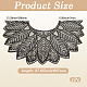 Polyester with Plastic Feather Sequin Shawls(AJEW-CY0003-24)-2