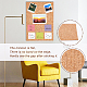 BENECREAT Cork Self-adhesive Wall Decorate(DIY-BC0004-87)-5