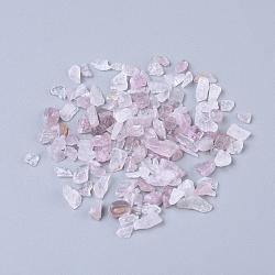Natural Rose Quartz Chip Beads, No Hole/Undrilled, 2~8x2~4mm, about 8500pcs/500g(G-O103-12)