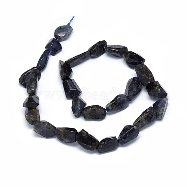 Natural Cordierite/Iolite/Dichroite Beads Strands(G-O173-002)-2