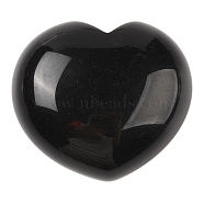 Natural Obsidian Thumb Massage Stone, Heart Pocket Palm Stones, for Relaxing, Pain Relief, 40~41x45x24~26mm(G-I367-06E)