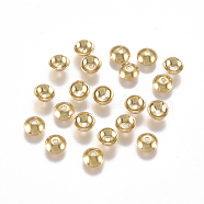 304 Stainless Steel Bead Caps, Apetalous, Golden, 4x1.5mm, Hole: 0.8mm(STAS-L234-134G)
