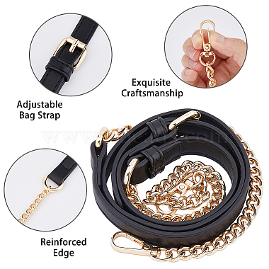 Adjustable PU Leather Bag Shoulder Straps(FIND-WH0137-16A)-4