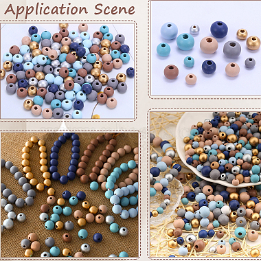 Baking Paint Wood Beads(WOOD-SP0001-77A)-6