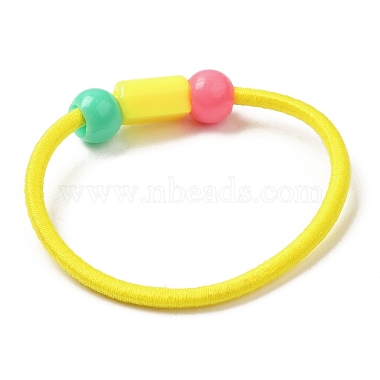 Colorful Nylon Elastic Hair Ties for Girls Kids(MRMJ-P017-01D)-3