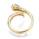 Snake Cuff Ring for Girl Women(RJEW-N035-045-NF)-2