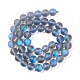 Synthetische Mondstein Perlen Stränge(G-E573-01B-01)-2