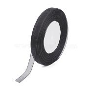 Sheer Organza Ribbon, DIY Material for Ribbon, Black, 1/2 inch(12mm), 500yards(457.2m)(RS12mmY039)