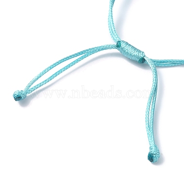 Shell Shape Alloy Enamel Pendant Bracelets with ABS Plastic Imitation Pearl(BJEW-JB09882-02)-4