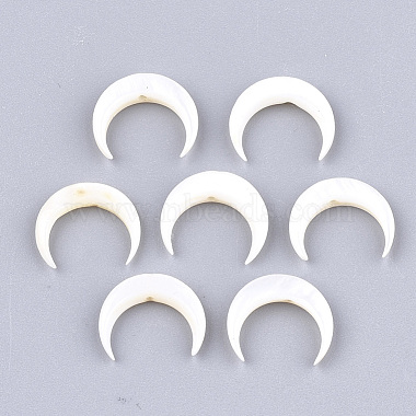 12mm Ivory Moon Freshwater Shell Beads